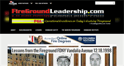 Desktop Screenshot of firegroundleadership.com