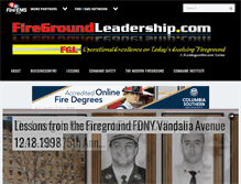 Tablet Screenshot of firegroundleadership.com